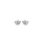 Schutzengel Ohrstecker in 18 Karat Weissgold - 1263.03882/0001
